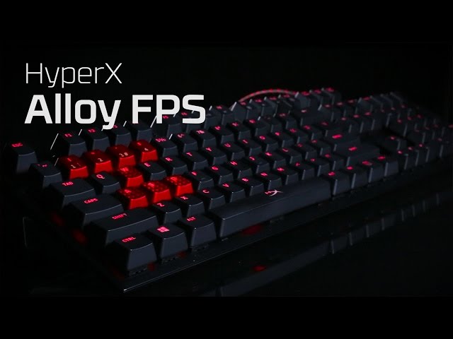 Video teaser per HyperX Alloy FPS Mechanische Gaming-Tastatur