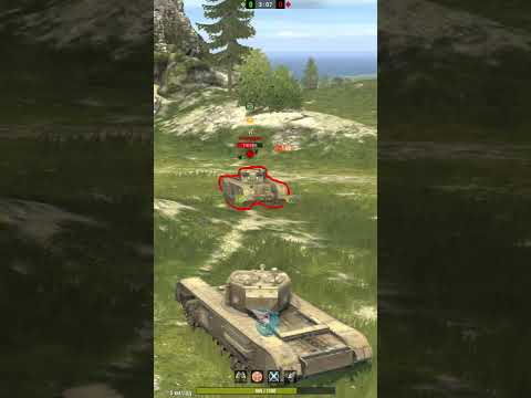 Churchill Mk. VI vs Churchill VII #wotblitz #worldoftanksblitz