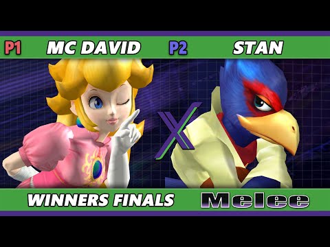 S@X 544 Winners Finals - Stan (Falco) Vs. MC David (Peach) Smash Melee - SSBM