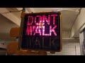 Old Style Pedestrian Signal At The NY Transit Museum