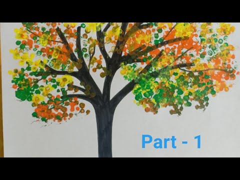 Creative Drawing Hacks - Painting Tricks - How to do tree painting