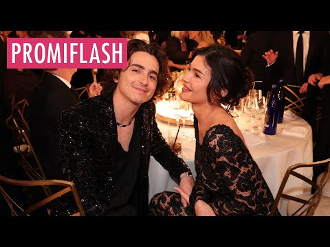 Timothée Chalamet und Kylie ganz verliebt bei Golden Globes