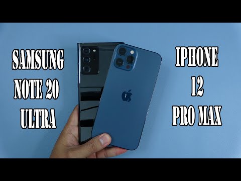 iPhone 12 Pro Max vs Samsung Galaxy Note20 Ultra | SpeedTest and Camera comparison