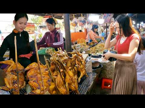 Best Cambodian Countryside Street Food – Crispy Shrimp, Snails, Frogs & Palm Cakes!