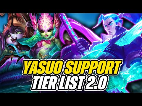 The Yasuo Support SYNERGY TIER LIST - League of Legends