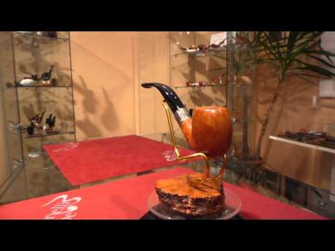 Pipa in radica bent ovale anno 1990 - www.paronellipipe.it