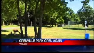 preview picture of video 'Ware park open again after fireworks search'