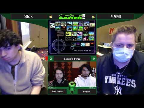 CT GamerCon 5 SSBM - SloX (Default Fox) vs. YAMI (Green Fox) - Melee LF