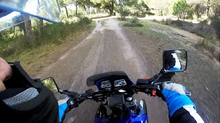 preview picture of video 'Ruta moto - Pinos de Aljaraque (Huelva) - Yamaha XT600'