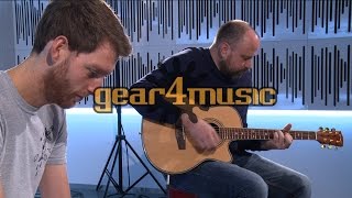 Video thumbnail for Roundback Electro Acoustic Guitar Performance by Gear4music Guitars