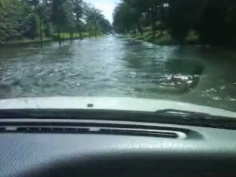 Unwetter in Leck 16.08.2010
