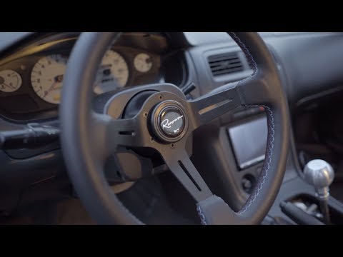 NEW STEERING WHEEL INSTALL // S14 gets a renown steering wheel and DND billet short hub