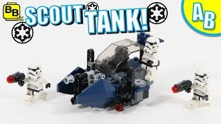 LEGO IMPERIAL SCOUT TANK 75262 ALTERNATIVE BUILD by BrickBros UK