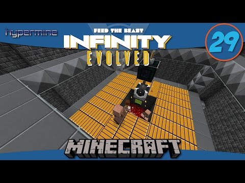 Minecraft Mods: How to Automatically Create Emeralds in FTB Infinity Evolved - E29
