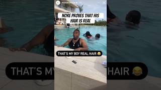 Nore (Drink Champs) Proves That His Hair Is Real #Nore #Shorts