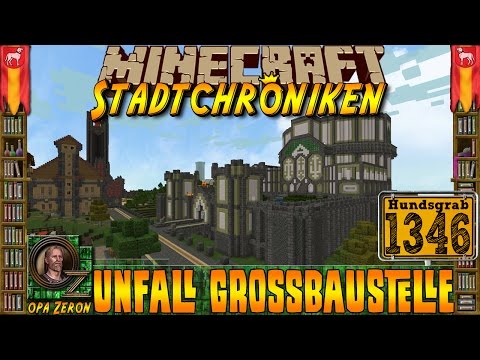 Minecraft #1346 -Stadtchroniken- Unfall Großbaustelle [HD+Deutsch]