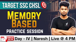 SSC CGL 2022 Reasoning Memory Based Questions Analysis All Shift, by Naresh Kumar | Race, Day - 4