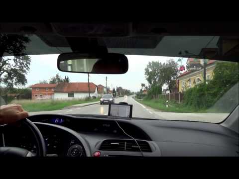 Driving from Krasic to Karlovac on highway D1 - Croatia (Hrvatska)