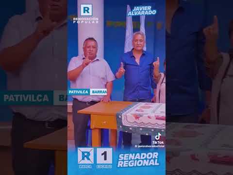 Javier Alvarado al Senado Regional por Renovación Popular en Barranca #perú #renovacionpopular