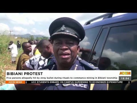 Five persons allegedly hit stray bullet rituals to commence mining in Bibiani township (20-7-22)