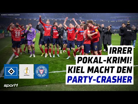 Hamburger SV - Holstein Kiel: Tore und Highlights | DFB-Pokal