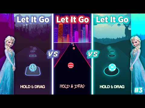 Elsa Let It Go - Frozen | Hop Tiles Vs EDM Dancing Vs Magic Hop | BeastSentry - YouTube