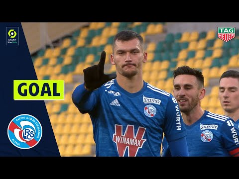 Goal Ludovic AJORQUE (78' pen - RC STRASBOURG ALSACE) FC NANTES - RC STRASBOURG ALSACE (0-4) 20/21