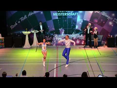 Julia Geishauser - Patrick Pfaller, DM 19, Rock´n´Roll, Finale, A-Klasse, Akrobatik