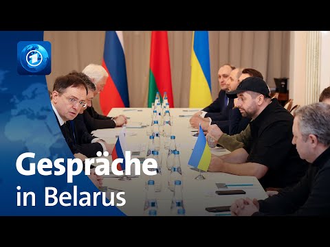 Ukraine-Krieg: Gespräche zwischen Ukraine und Russland