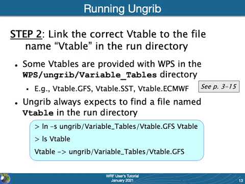 Running the WRF Preprocessing System-WPS