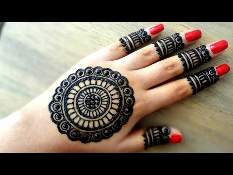 mandala floral mehndi design ideas by mehndi artist hira