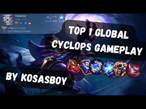 Strongest Cyclops Build [Kosasboy] - MOBILE LEGENDS GAMEPLAY BUILDS