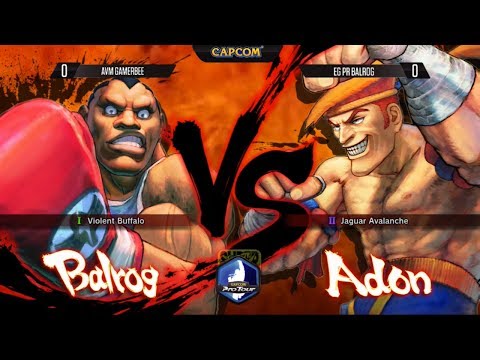 SSF4: AE - EG PR Balrog vs AVM GamerBee - Top 8 Losers Semis - Final Round 17