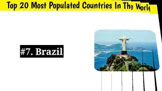 Top 20 Most Populated Countries In The World |Countries In The World |World Most Populated Countries