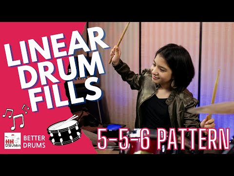 Linear Drum Fills - 5 5 6 Pattern - Better Drums - Drum Lesson #164