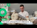 Tim (14) heeft geen krantenwijk maar een eierwijk