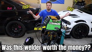 Welding Gas on my Titanium MIG 140 - 2 year reliability review - Set up your harbor freight welder