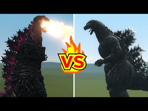 Shin Godzilla Death Run vs Heisei Godzilla - Godzilla Animation