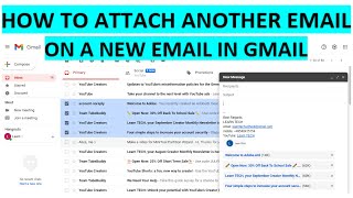 How to attach an Email in Gmail