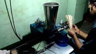 preview picture of video 'Incense Sticks Making Machine INDIAN Make'