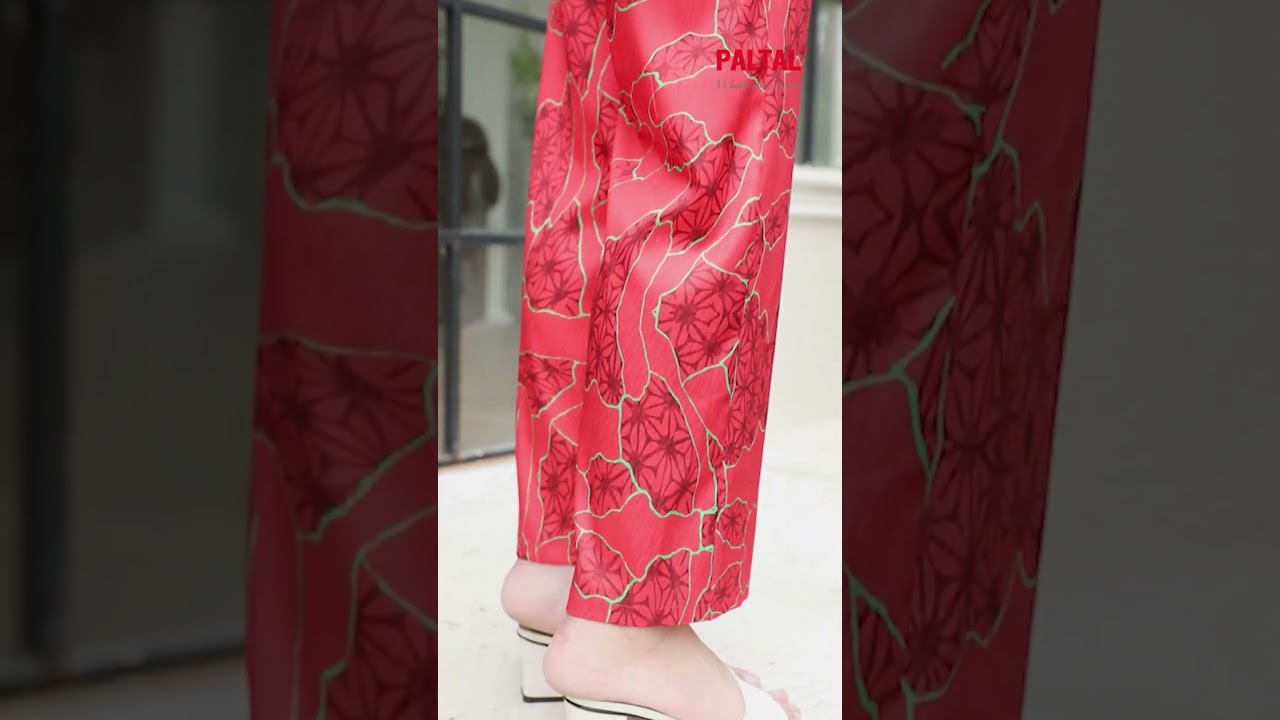 Set đồ bộ nữ kiểu quần dài tay ngắn in hoa chất lụa nhung BDTN 263p 6055