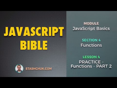 04 PRACTICE Functions PART 2 JAVASCRIPT BASICS Functions