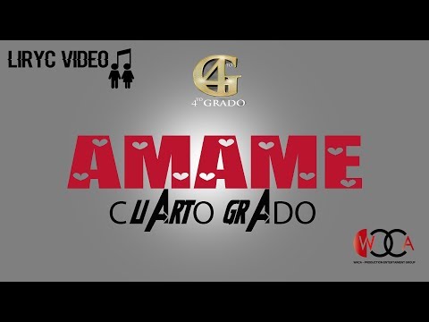 Cuarto Grado - Ámame (Video Letra) - Salsa Urbana