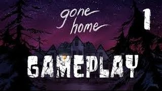 Gone Home Gameplay  ║ Part 1 ║ Thunder Scares Me