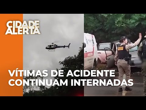 Vítimas de acidente no trevo de Guairaçá continuam hospitalizada, no PR