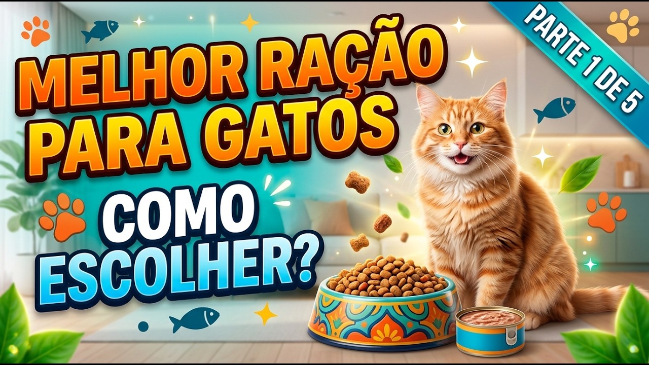 MELHOR ração para os GATOS (Vídeo 1 de 5) COMO escolher - Gatil Hauser