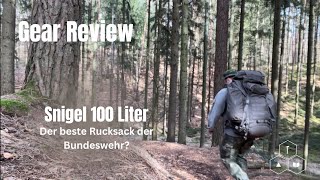 Der beste Rucksack der Bundeswehr? Das Snigel Design 100 Liter Rucksacksystem.