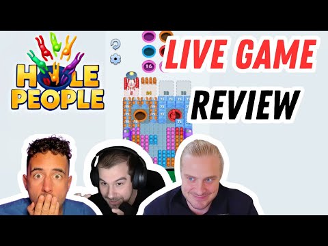 2.5 gamers x Live Game Review - Hole People by Rollic Games - YouTube