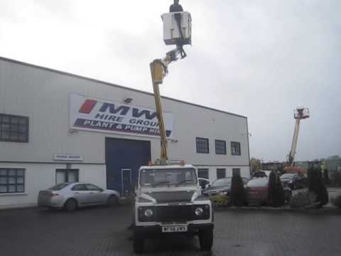 MW HIRE LANDROVER CHERRYPICKER