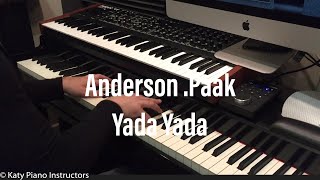 Anderson .Paak - Yada Yada - Instrumental Cover with Free Sheet Music - David Friman